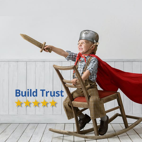 build trust for customers